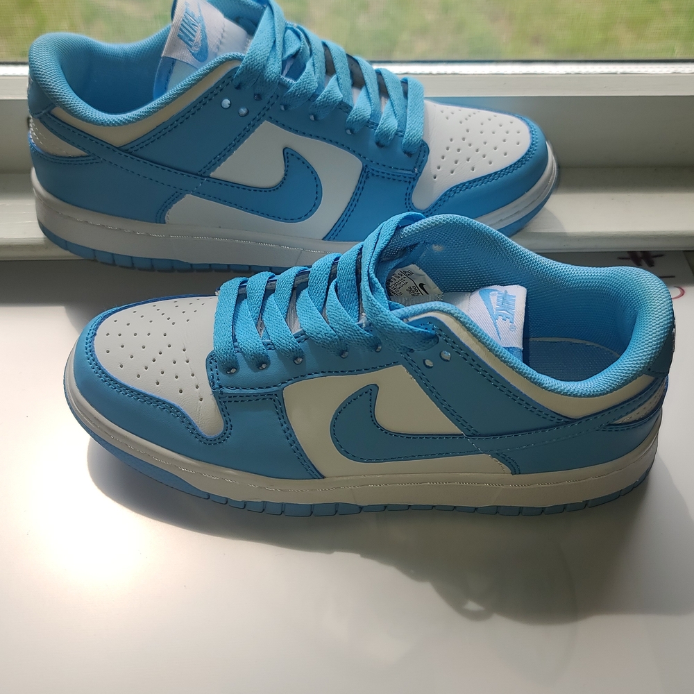 Nike Blue and White UNC Dunks